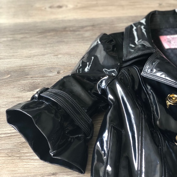 Juicy Couture Patent Ruffle Raincoat - Picture 4 of 6